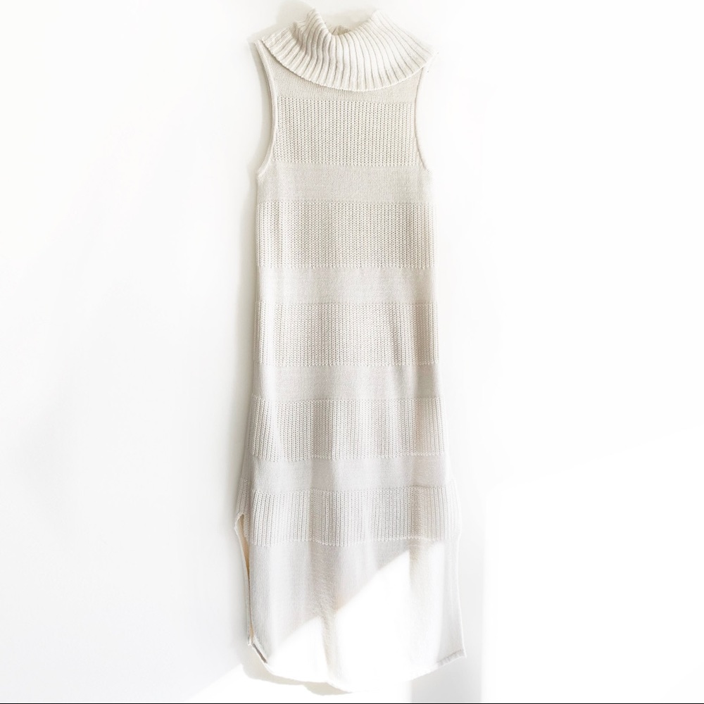 Anthropologie Fitted Turtleneck Dress